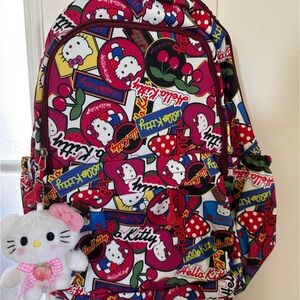Cute  Hello Kitty print School Backpack,new Without Tag,No Sign Of Used